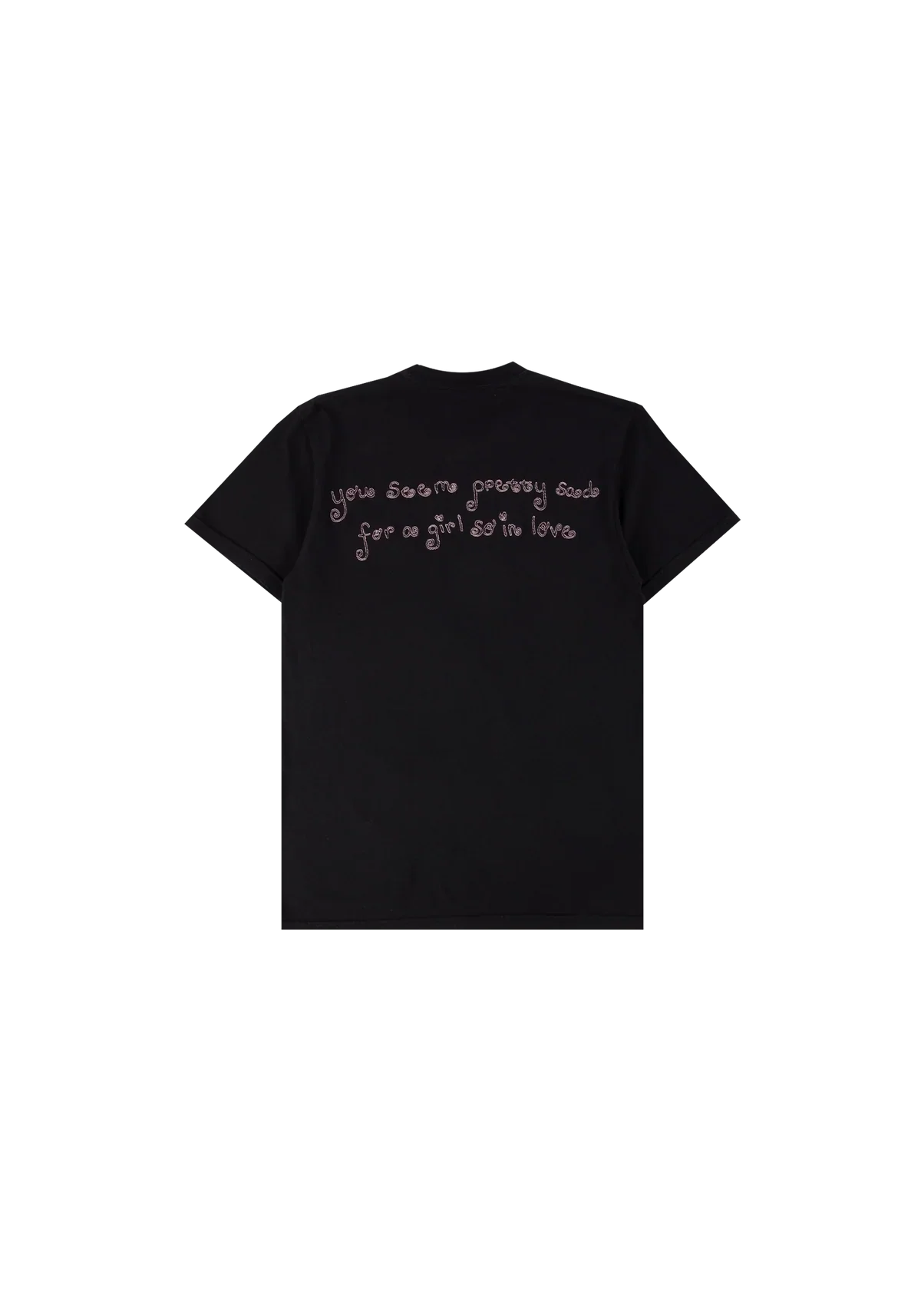 swing embroidered oversized youth black t-shirt - Image 2